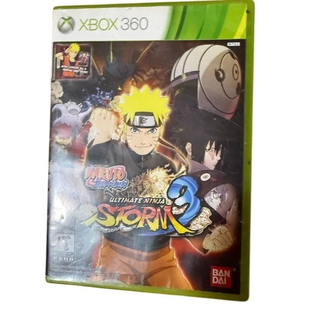 Naruto Shippuden Ultimate Ninja Storm 3 Xbox 360 Complete w/‎ Case